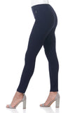 1 x RAW Customer Returns Rekucci women s trousers, comfortable to wear, modern stretch trousers, skinny cut with tummy control insert 38, navy  - RRP €48.24