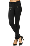 1 x RAW Customer Returns Elara Women s Skinny Fit Jegging Chunkyrayan Elastic Pants Black H86 50 5XL  - RRP €27.1