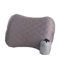 1 x RAW Customer Returns Faung Inflatable Camping Pillow, Camping Pillow Inflatable Outdoor, 46x32x12 cm Travel Pillow, No Air Leakage, Robust Durable, Comfortable Portable, Packaging Size 12x9 cm Diameter - RRP €20.4