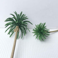 5 x Brand New Cabilock 10 pieces model palm trees model coconut trees for all landscapes landscape cake topper decoration diorama models architectural trees - RRP €76.45