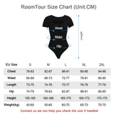 1 x RAW Customer Returns RoomTour Elegant women s bodysuit with crew neck short sleeves shaping bodysuit Bodysuit Women Casual Jumpsuits Tops 2-Black S - RRP €24.0