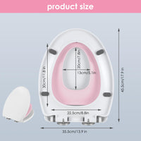 1 x RAW Customer Returns Toilet toilet seat with child seat toilet seat - RRP €20.16