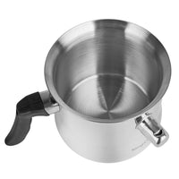 1 x RAW Customer Returns Tadar Milk Pot 2LCooking Pot Double Boiler Double Walled Butter Melting Custard Chocolate Pan Non Stick - RRP €18.94