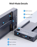 1 x RAW Customer Returns ORICO NVMe Clone Docking Station M.2 Dual-Bay 10Gbit s with Offline Clone Duplicator Function, USBC NVME 2 Compartment Enclosure for PCIe M-Key 2242 2260 2280 22110 M2 SSD, Tool-Free SSD Not Included -M2P2 - RRP €135.99