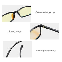 1 x RAW Customer Returns ZLXHDL Color Correction Glasses, Color Blind Glasses, Outdoor Glasses for Correcting Red-Green Color Blindness With Case for Driving. - RRP €60.0