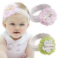 4 x Brand New Fashband Baby Headbands for Girls Elastic Flower Headband Bow Hair Accessories for Newborn Toddler Kids 2 Pack  - RRP €72.0