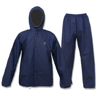 1 x RAW Customer Returns ZOEGO Ultra-Lite Rain Suit for Men Women Waterproof Raincoat with Pants 2 Pieces Rainwear Navy,S  - RRP €27.99