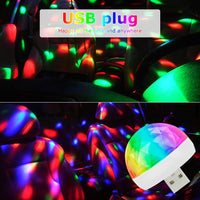 1 x RAW Customer Returns USB Mini Disco Light, Portable Mini Flash Light, Multicolor LED Car Atmosphere Light, Suitable for Christmas Party, Pool, Club, Karaoke Home Room Dance Parties Birthday Wedding White  - RRP €9.99