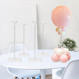 1 x RAW Customer Returns TEKXYZ 40CM High Clear Acrylic Balloon Stand for Table Centerpiece Decoration, Set of 4, Reusable - RRP €22.28