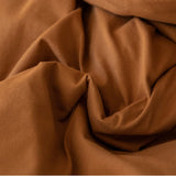 1 x RAW Customer Returns Lanqinglv Fitted Sheet 180 x 200 cm to 25-30 cm Bridge Height Box Spring Bed Topper 110 g m Microfibre Soft Jersey Box Spring Bed Fitted Sheet Linen Caramel Brown - RRP €24.08