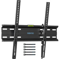 1 x RAW Customer Returns BONTEC TV Bracket for 23-60 Inch LED, LCD, Plasma and Curved TVs, Ultra Thin Tilting TV Wall Mount up to 45 kg, Max. VESA 400x400mm, TV Wall Mount with Cable Ties - RRP €14.75