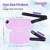 1 x RAW Customer Returns NEWGO shoulder ice gel pack shoulder bandage cooling pads cold hot compress with clamp for sports injuries, frozen shoulders, joint pain - RRP €29.99