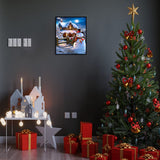 2 x Brand New Zrriiyy Diamond Painting Christmas Pictures-Set of 4 5D Diamond Painting Christmas Winter Crystal Rhinestone Embroidery Diamond Painting Pictures Decoration for Home Wall D cor-30 40CM - RRP €40.32