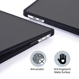 1 x RAW Customer Returns BlueSwan Case Compatible with MacBook Pro 13 Inch M2 M1 A2338 A2251 A2289 A2159 A1989 A1708 A1706, Released 2022-2016, Shatterproof Soft Frame Matte Anti-Fingerprint Protective Case, Black - RRP €17.12