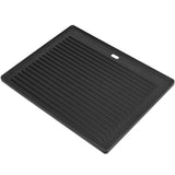 1 x RAW Customer Returns GriHero cast iron grill plate reversible plate 41.3 X 30.5 CM - universal cast iron plate can be used on both sides, cast iron plate gas grill for gas grill, charcoal grill electric grill accessories - RRP €37.08