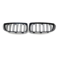 1 x RAW Customer Returns TOPTHAN Suitable for BMW 4 SERIES F32 F33 F36 M4 2014-2020 Double Bar Front Kidney Grille Grill Black Gloss Radiator Front Double Ribs Grill Left Right - RRP €40.32