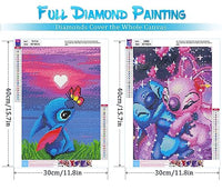 7 x Brand New Hongyrjy Diamond Painting 2 Pack-Diamond Painting for Kinder Anf nger,5D Diamond Painting for Decorative Wall Decoration 12x16inch - RRP €84.0