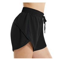 1 x RAW Customer Returns BALEAF swimming shorts women s UPF50 swimming trunks, quick-drying board shorts, UV protection bikini shorts with pocket, swimming trunks with mesh, black L - RRP €28.99