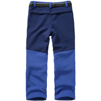 1 x RAW Customer Returns yeyity Children s Softshell Trousers Ski Trousers Lined Cargo Trousers Waterproof Thermal Trousers Boys Girls Snow Trousers Winter Outdoor Trousers Hiking Trousers 16010, Dark Blue, L  - RRP €30.24