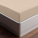 1 x RAW Customer Returns Utopia Bedding - Fitted Sheet 120x200cm - Beige - Brushed - Microfiber Fitted Sheet - 35 cm Deep Pocket - RRP €11.99