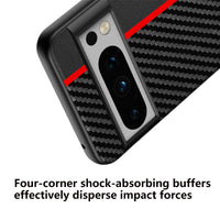 6 x Brand New Tieeyivv Protective Case for Google Pixel 8 Pro Case Anti-Fingerprint Military Shockproof Protection Hard PC Case for Pixel 8 Pro Slim Case Black Red  - RRP €59.94