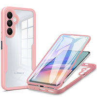 1 x RAW Customer Returns Ysnzaq Case for Samsung Galaxy S24 Plus with Soft Built-in Screen Protector, 360 Degree Full Body Protection Shockproof TPU Robust Bumper Mobile Phone Case for Samsung Galaxy S24 Plus S24 .QS Pink - RRP €21.6