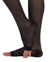 1 x RAW Customer Returns CALZITALY Strong Medical Graduated Compression Tights with Open Toe 18-22 mm Hg Sheer Toeless Medical Stockings Black, Natural S, M, L, XL 140 DEN Made in Italy S, Black  - RRP €26.09