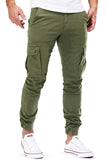 1 x RAW Customer Returns Men s Pants Jogger Chino Cargo Jeans Pants Stretch Sports Pants Men s Pants with Pockets Slim Fit Casual Pants Z Army Green, M  - RRP €35.58