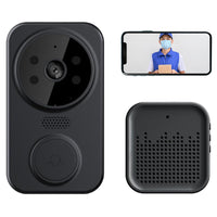 1 x RAW Customer Returns CISSIYOG Doorbell Camera Wireless Intelligent Visual Doorbell, Video Doorbell with Cloud Storage, WiFi Video Doorbell with Camera, Wireless Video Doorbell Camera Black  - RRP €24.6