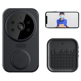 1 x RAW Customer Returns CISSIYOG Doorbell Camera Wireless Intelligent Visual Doorbell, Video Doorbell with Cloud Storage, WiFi Video Doorbell with Camera, Wireless Video Doorbell Camera Black  - RRP €24.6