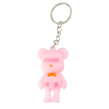 7 x Brand New Perfekto24 Bear Keychain - Key Chain - Pet Keychain - Car Keychain - Keychain with bear motifs Pink  - RRP €151.2