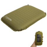 1 x RAW Customer Returns ATEPA Inflatable Camping Seat Cushion Lightweight Self-Inflating Seat Cushion Outdoor Waterproof Air Cushion 5cm Thick Beach Cushion for Stadium Camping, Grandstands, Portable Seat Cushion Chair Cushion, Gray - RRP €25.18