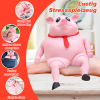 5 x Brand New LOMUG Stress Toy Pig, Anti Stress Pig, Piggy Squeeze Toy, Pig Squeeze Toy, Creative Decompression Pig, Antistress Toy Gifts for Kids Boys and Girls - RRP €65.5