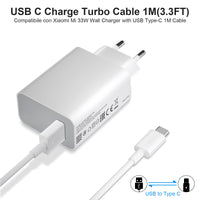 1 x RAW Customer Returns USB Charger 33W with Type C Charging Cable 1M for Xiaomi 11 Lite Pad 6 5 Mi 11i 11Lite,USB Power Supply USB Charging Plug Fast Charging Cable USB Power Adapter Charging Plug for Redmi Note 13 12 11 10S Poco M4 X3 Pro - RRP €25.99