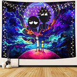 17 x Brand New Rick Morty Tapestry Wall Hanging Tapestry Vintage Bookshelf Wall Cloth Gobelin Tapestry Goa India Hippie Boho Style as Decorative Cloth Bedspread Indian Oriental Psychedelic 200 x 150 cm  - RRP €265.2