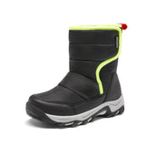 1 x RAW Customer Returns DREAM PAIRS KIDS Girls Boys Winter Snow Boots with Warm Lining Waterproof and Non-Slip BLACK SDSB2222K-E Size 29 EUR  - RRP €30.35