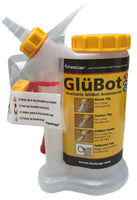 1 x RAW Customer Returns Original GluBot glue bottle from FastCap - perfect for clean and precise application of wood glue - glue dispenser approx. 500 ml including a fine and wide nozzle and a guide clip - RRP €17.6