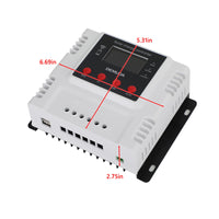 1 x RAW Customer Returns Areyourshop Solar Charge Controller, 30A PWM Solar Panel Controller 12V 24V 48V PV Controller with WiFi Monitor Function PWM LCD Controller for Life po4 Lead Acid Gel Battery - RRP €60.49