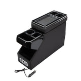 1 x RAW Customer Returns Swgaunc Center Console with Storage Shelves Compatible with T5 T6 Bus from 03 Accessories, with USB and Cigarette Lighter - RRP €139.06