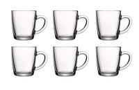 1 x RAW Customer Returns Pasabahce 55531 Drinking glasses, tea glass with handle Basic, 340 ml, set of 6 - RRP €21.17