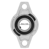 2 x RAW Customer Returns Keenso Machinery Flange Bearing, KFL004 20mm Rhombic Bearing Zinc Aluminum Alloy Flange Bearing Ball Bearing Bearing Block for Various Machines - RRP €17.32