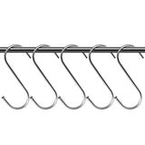 2 x RAW Customer Returns 30 Pack S Shape Hooks, S Hooks Kitchen Metal Stainless Steel Hooks for Kitchen Cabinet Bathroom Bedroom Office - RRP €19.98