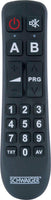 9 x RAW Customer Returns SCHWAIGER UFB1100 533 universal remote control 20 buttons senior remote control TV replacement remote control simplified remote control including batteries - RRP €136.08