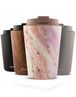 1 x RAW Customer Returns MAMEIDO thermal mug 350ml, 470ml 700ml - leak-proof coffee mug to go made of stainless steel, double-walled insulated, leak-proof - coffee to go mug keeps you warm Pearl Marble, 0.35l  - RRP €27.99