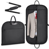 1 x RAW Customer Returns ecooe Suit Bag with Storage Pockets and Shoulder Strap, Thicken Garment Bag for Suit, Anti-Wrinkle Suit Garment Bag for Business Trips, Travel, Wedding, Celebrations - RRP €24.91