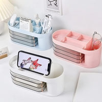 3 x Brand New Desk Organizer, Desk Organizer Kids, Space Saving Desk Organizer, Desk Organizer with Drawer, Multifunctional Pen Holder Desk Organizer, Organizer Table - RRP €33.54