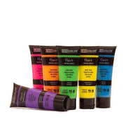 1 x RAW Customer Returns CRISCOLOR Fluorescent Acrylic Paint Set of 6 x 75 ml for Art and Craft Projects for Beginners, Students and Professional Artists Fluor 6 x 75 ml  - RRP €10.99