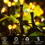 1 x RAW Customer Returns GlobaLink LED fairy lights battery, 300 LEDs 40 m warm white outdoor Christmas lighting with 8 modes and timer, waterproof IP44 for outdoor and indoor Christmas rooms, windows, stairs, railings, garden - RRP €24.91