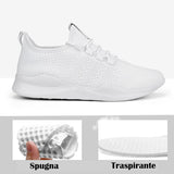 1 x RAW Customer Returns AZSDXS Men s Sneakers Men s Shoes Men s Running Shoes Men s Gym Shoes White 43 - RRP €58.8