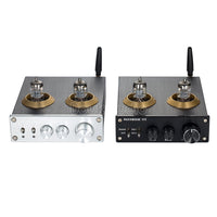 1 x RAW Customer Returns Tube amplifier with Bluetooth - Nobsound 50W 50W dual-channel power amplifier with 3.5mm jack stereo L R RCA input, TPA3116 Class D HiFi amplifier digital audio amplifier - RRP €89.99